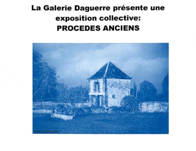 La  galerie Daguerre présente une exposition collective : procédés anciens, du 27 octobre au 6 novembre 2021.