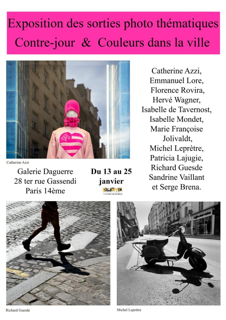 Affiche Expo Collective Janvier 2025
