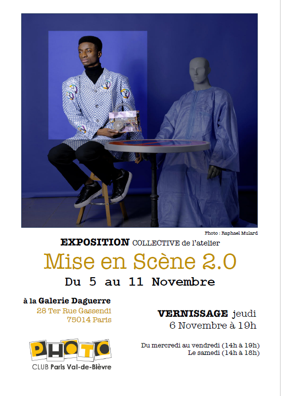 AFFICHE EXPO Atelier Mise en Scène en Studio